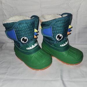 MORENDL Toddler Winter Snow Boots Waterproof Insulated Faux Fur Boys Girls...